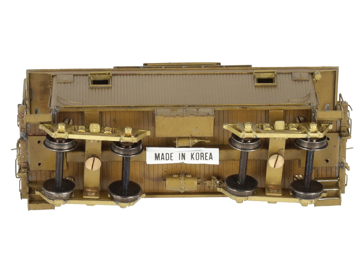 Pacific Fast Mail HO BRASS Boston & Maine Caboose - unpainted EX/Box