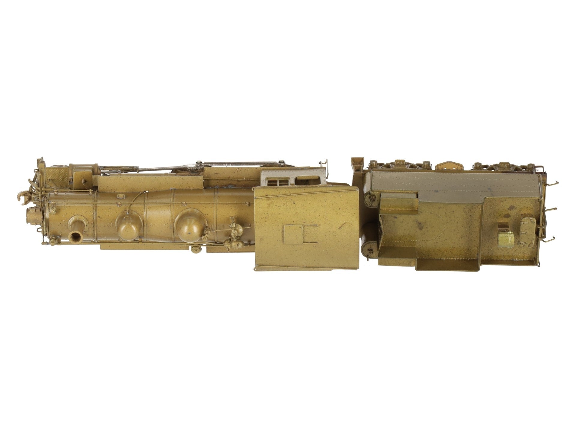 Pacific Fast Mail HO Brass Boston & Maine 4-4-0 A-41F Steam Locomotive & Tender EX/Box