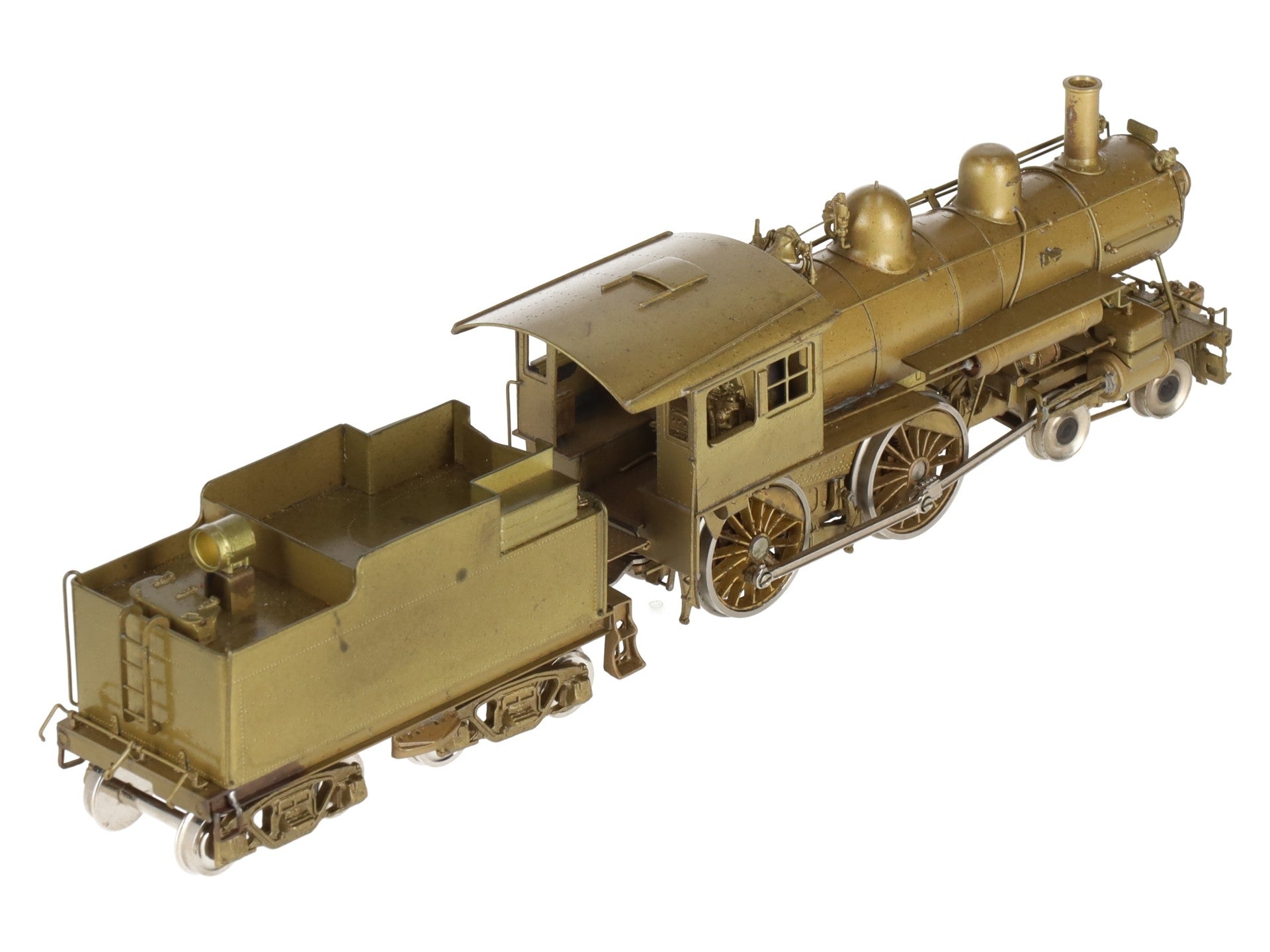 Pacific Fast Mail HO Brass Boston & Maine 4-4-0 A-41F Steam Locomotive & Tender EX/Box