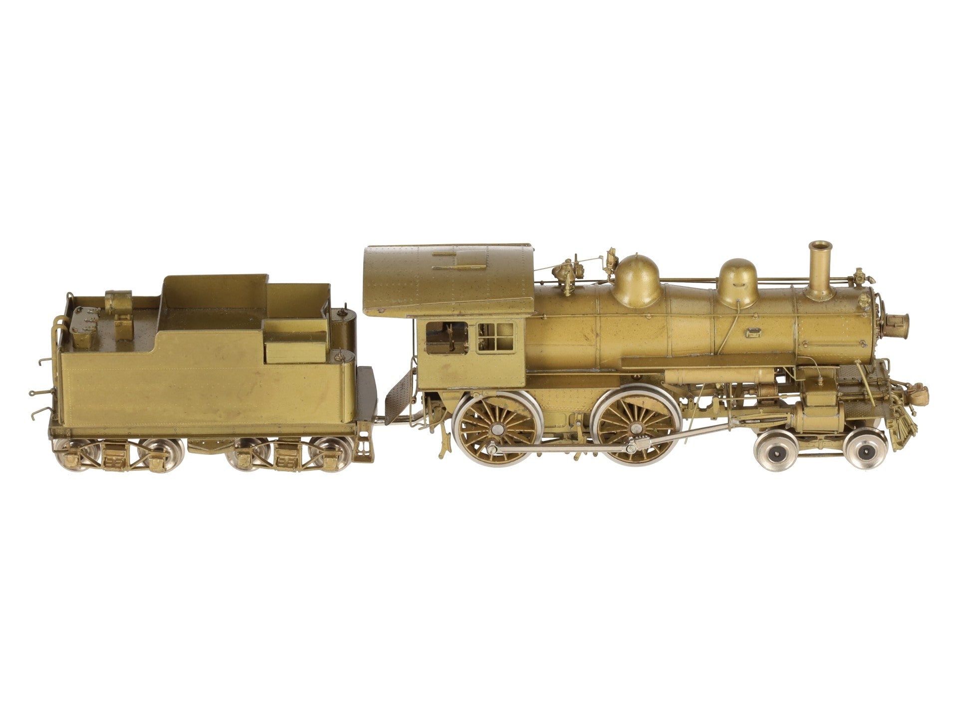 Pacific Fast Mail HO Brass Boston & Maine 4-4-0 A-41F Steam Locomotive & Tender EX/Box