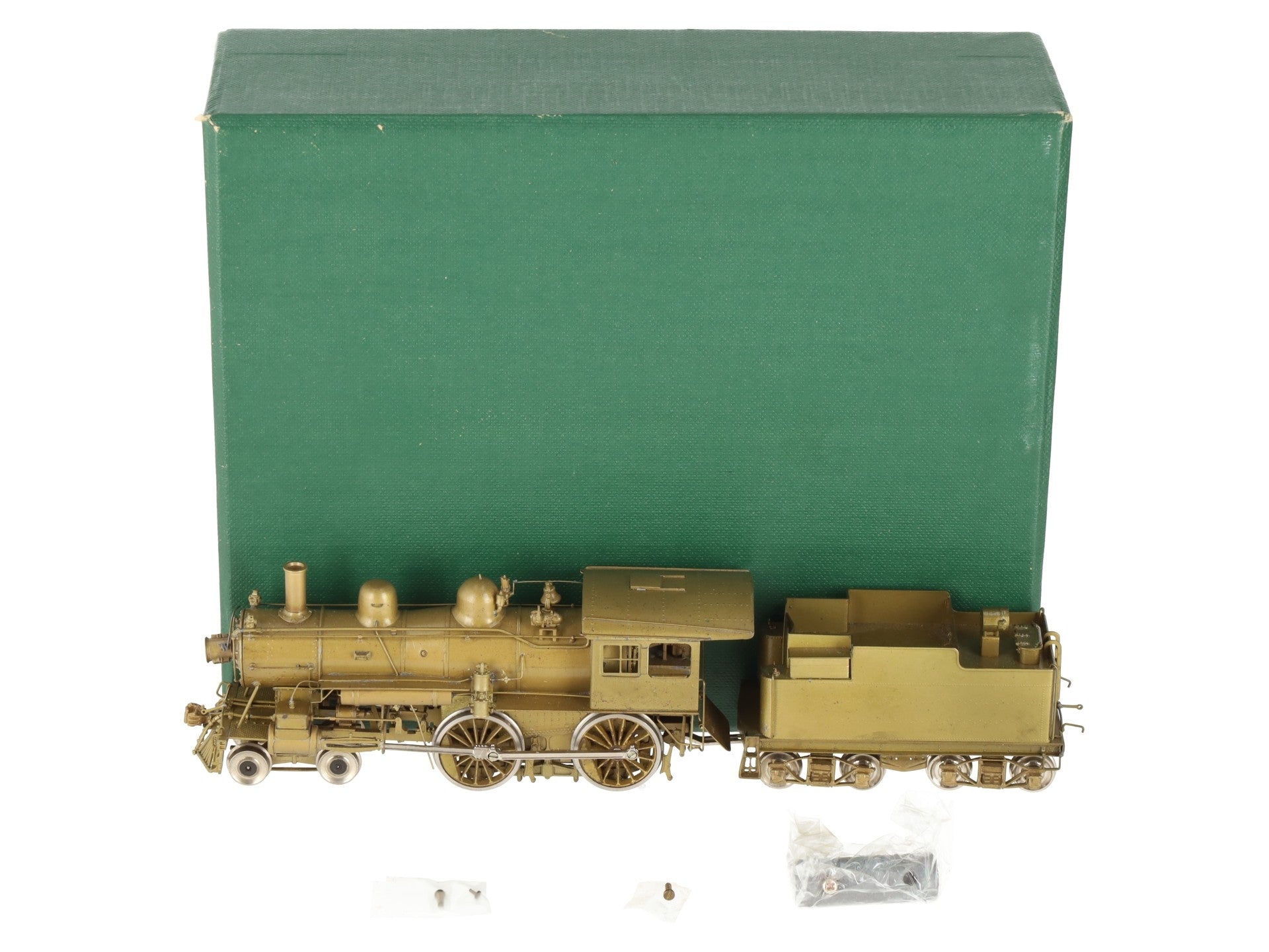 Pacific Fast Mail HO Brass Boston & Maine 4-4-0 A-41F Steam Locomotive & Tender EX/Box