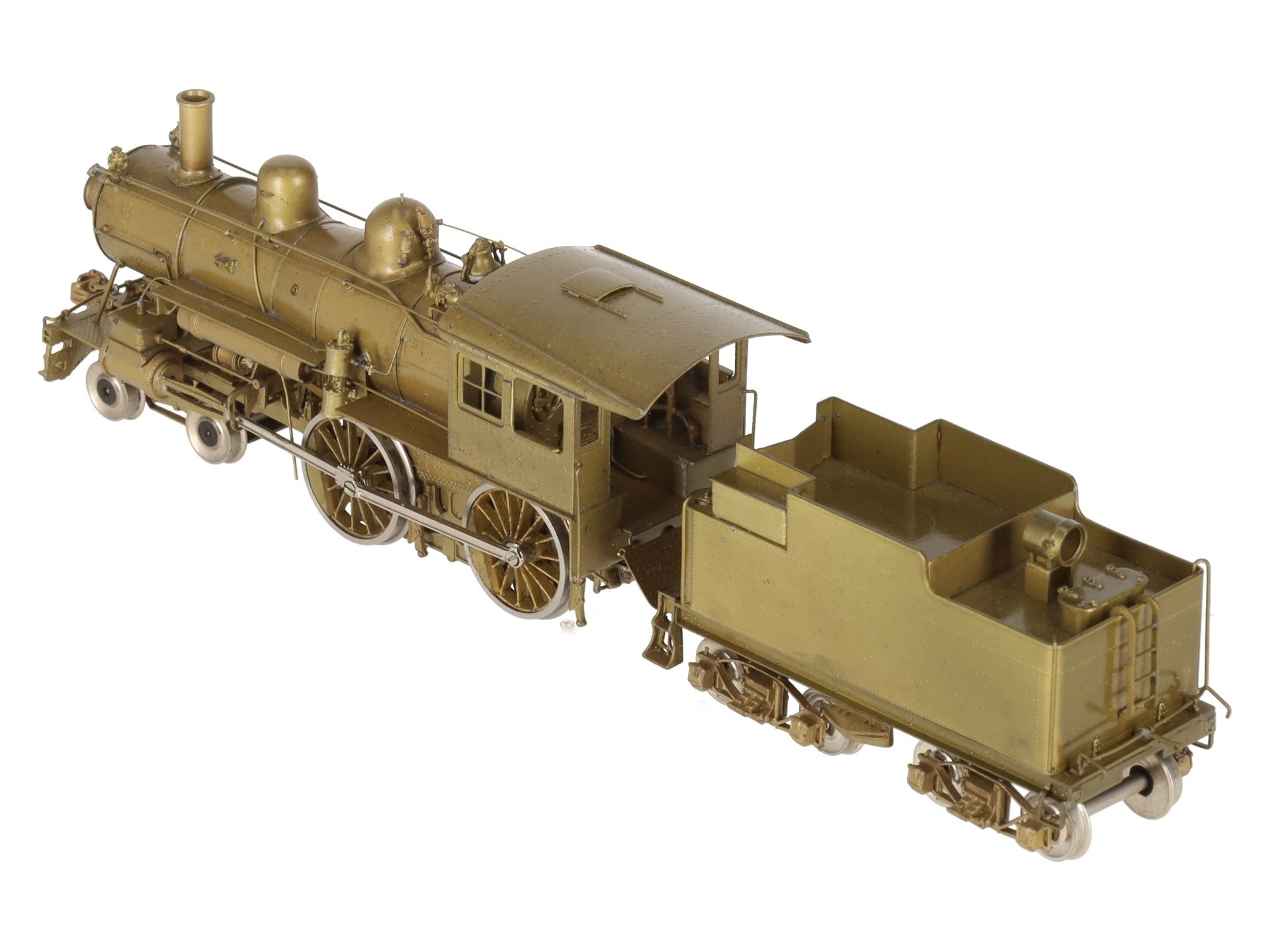 Pacific Fast Mail HO Brass Boston & Maine 4-4-0 A-41F Steam Locomotive & Tender EX/Box