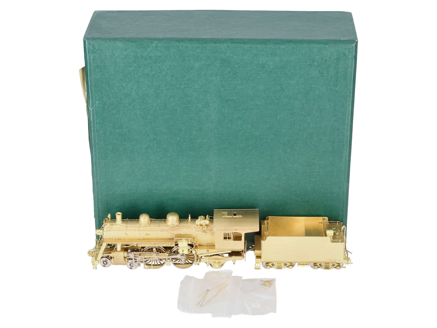 New England Rail Service HO BRASS Class J-1 4-4-2 Steam Locomotive & Tender EX/Box