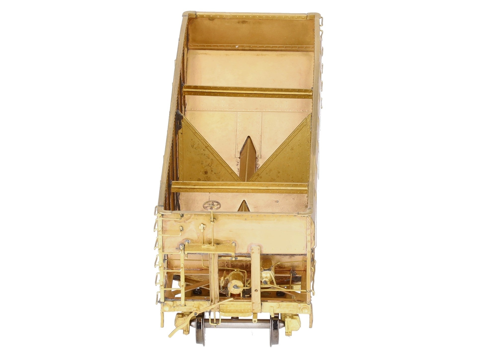 River Raisin Models S Scale BRASS USRA 55 Ton Hopper (Panel Side Version) EX/Box
