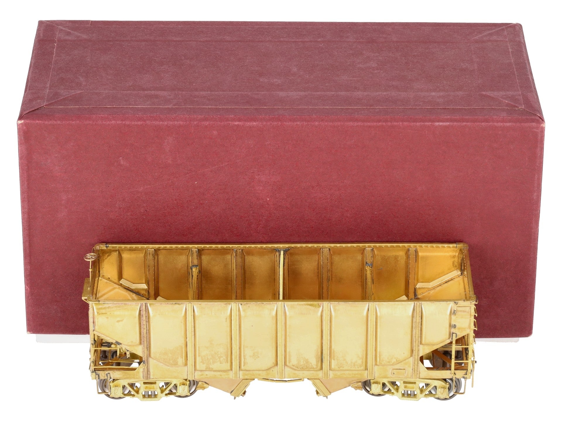 River Raisin Models S Scale BRASS USRA 55 Ton Hopper (Panel Side Version) EX/Box