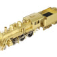 Pacific Fast Mail HO BRASS B&M B-15 2-6-0 Steam Locomotive & Tender -Unpainted EX/Box