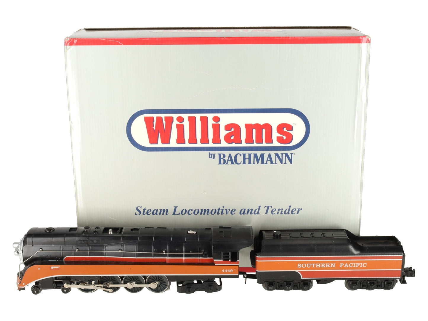 Williams 40001 O Gauge Southern Pacific 4-8-4 GS-4 Steam Loco & Tender #4449 VG/Box