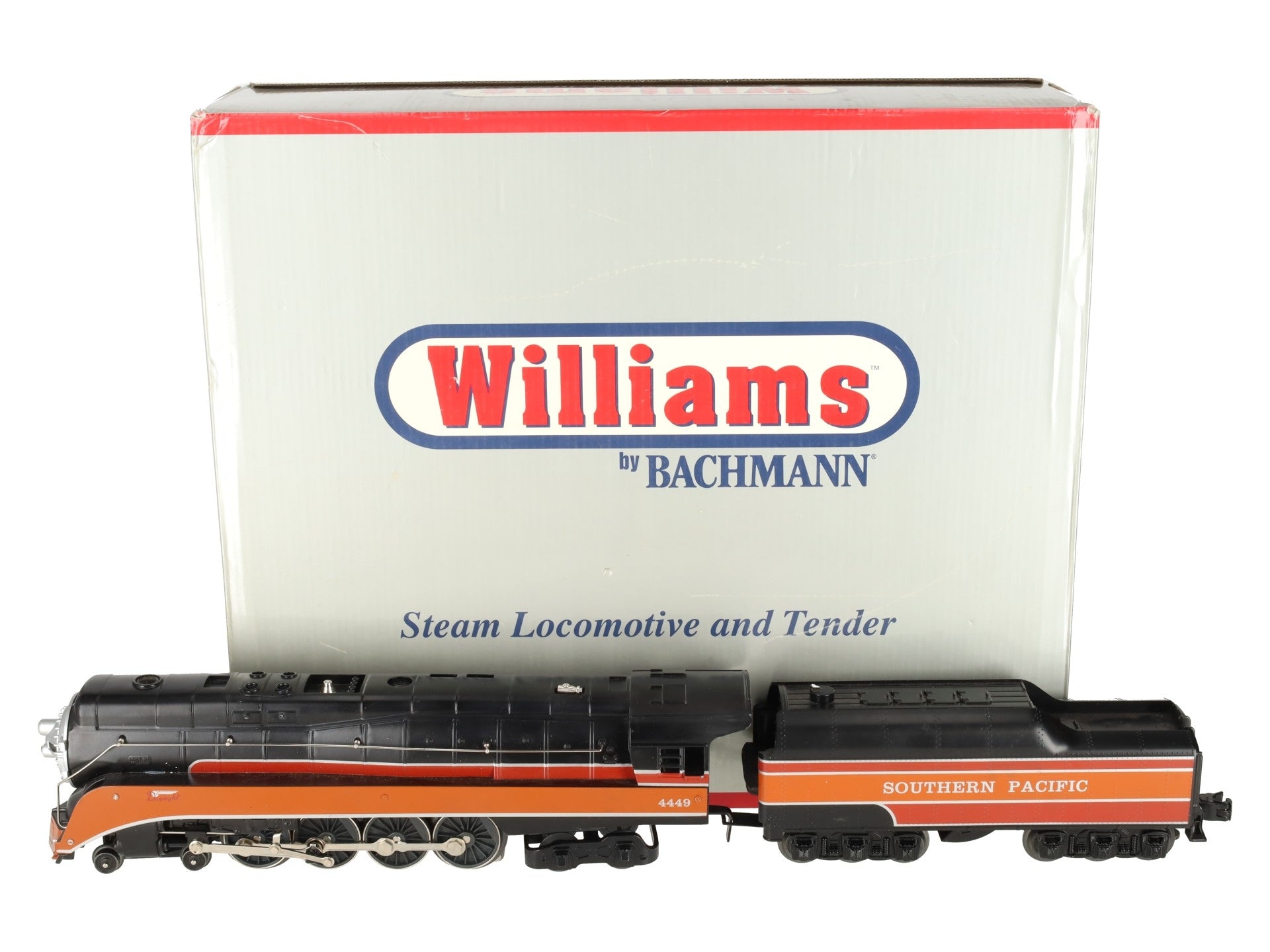 Williams 40001 O Gauge Southern Pacific 4-8-4 GS-4 Steam Loco & Tender #4449 VG/Box
