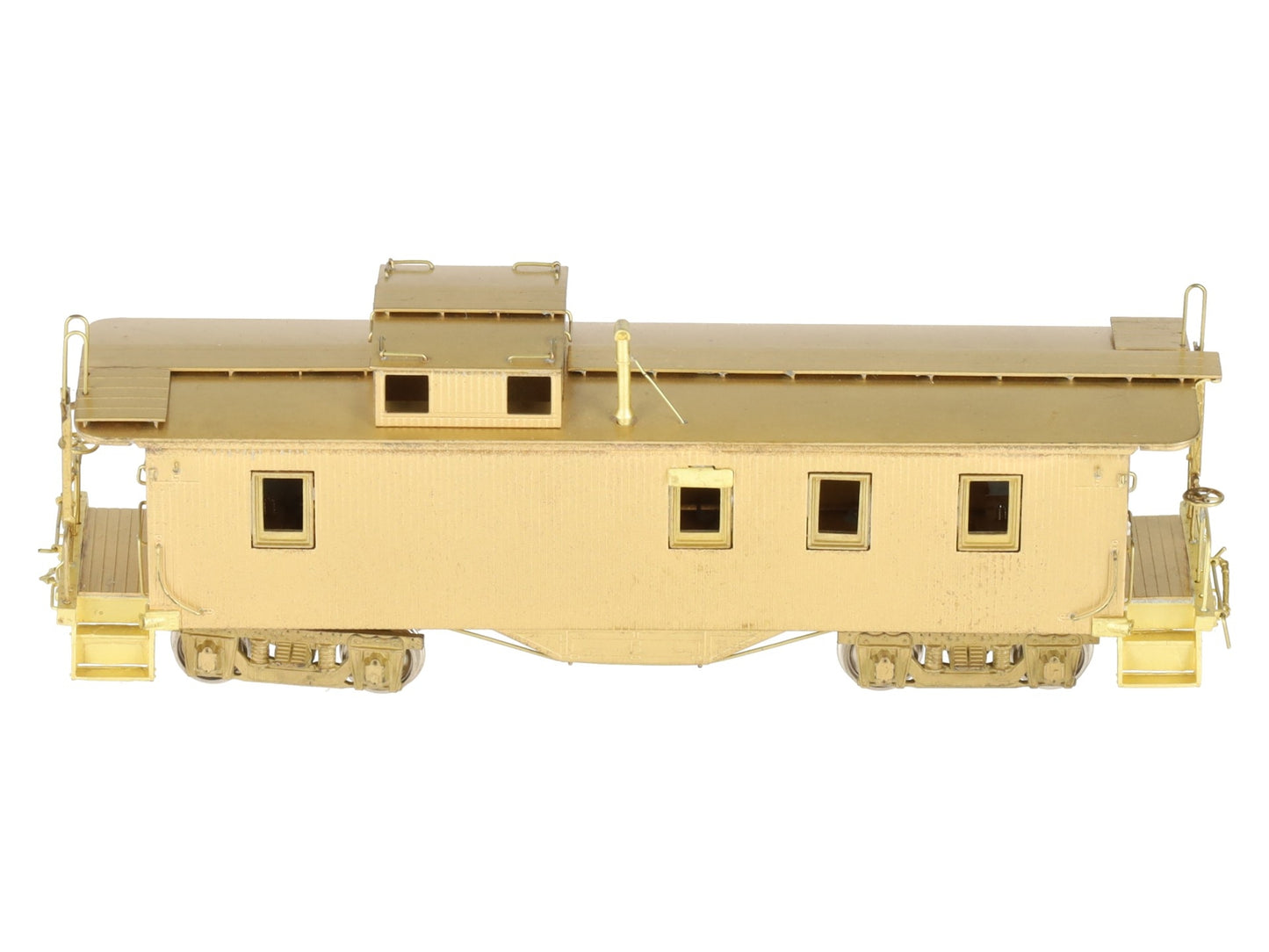 New England Rail HO Scale Brass Boston & Maine Wood Caboose #104000 Series EX/Box