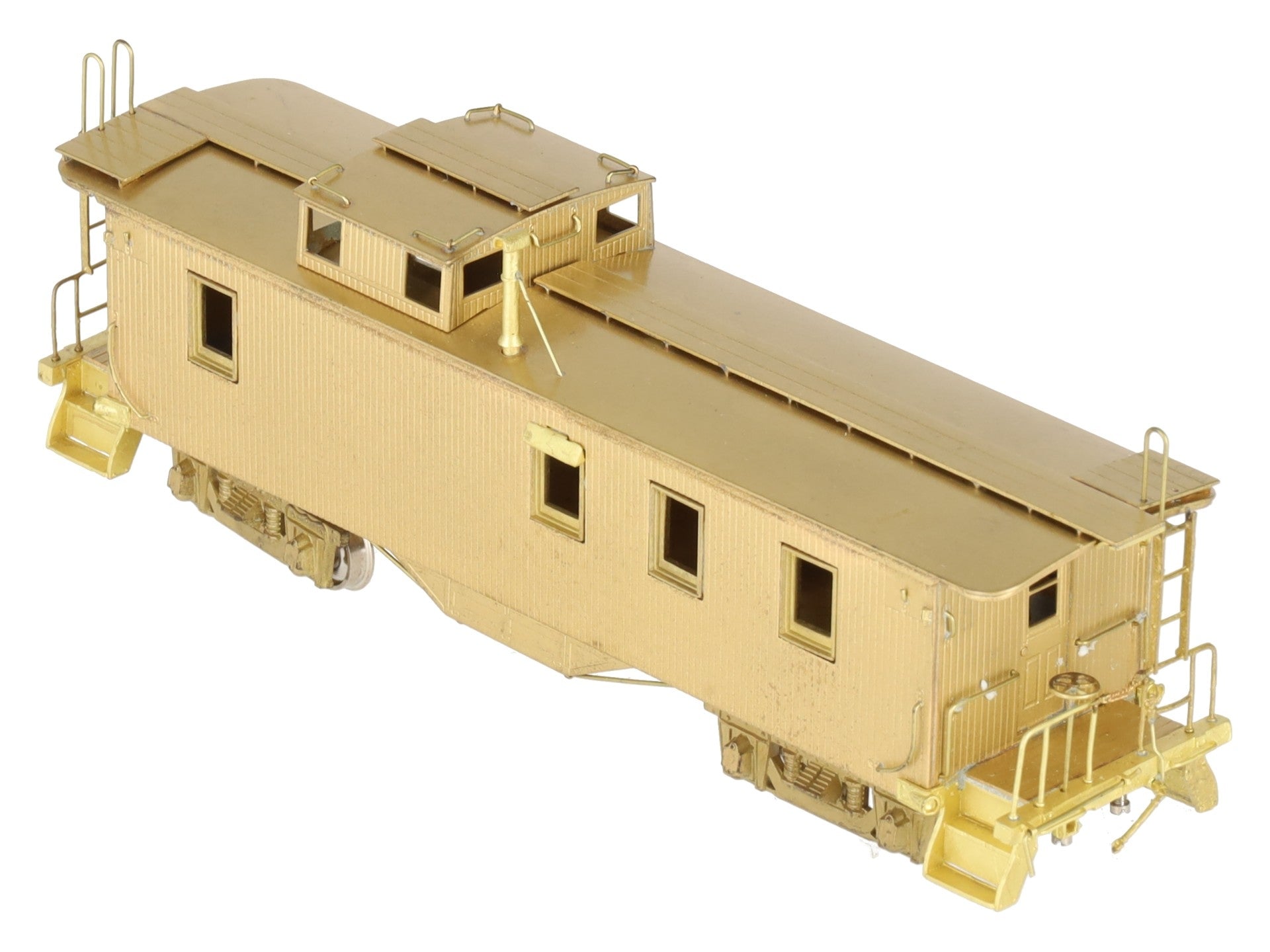 New England Rail HO Scale Brass Boston & Maine Wood Caboose #104000 Series EX/Box