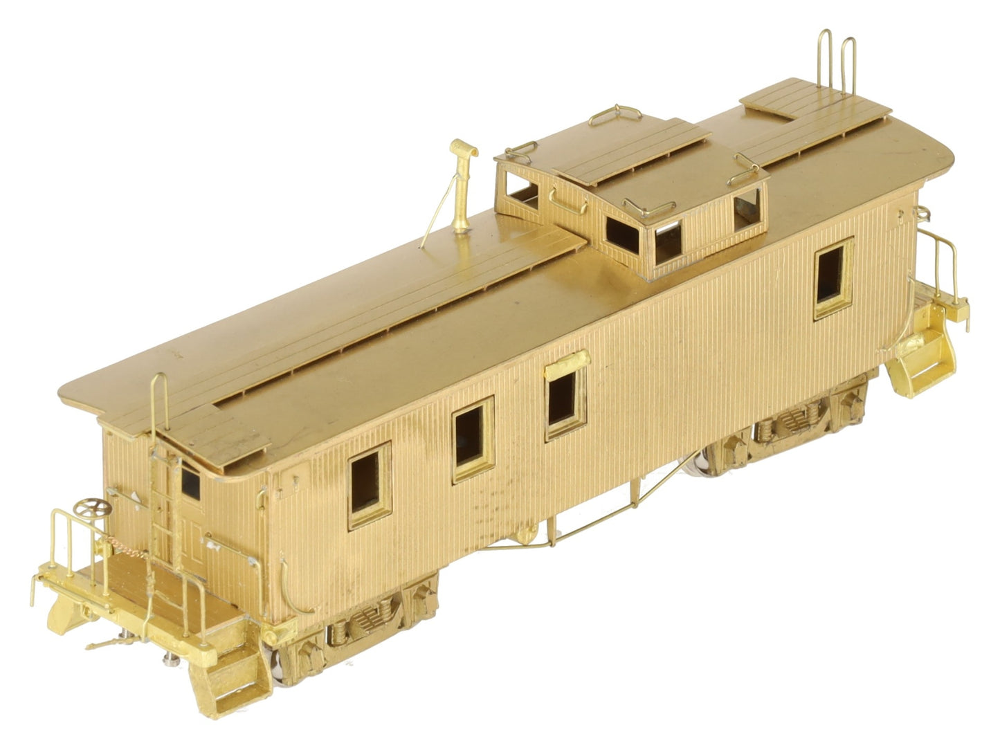 New England Rail HO Scale Brass Boston & Maine Wood Caboose #104000 Series EX/Box