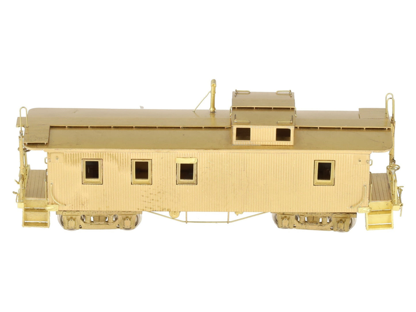 New England Rail HO Scale Brass Boston & Maine Wood Caboose #104000 Series EX/Box