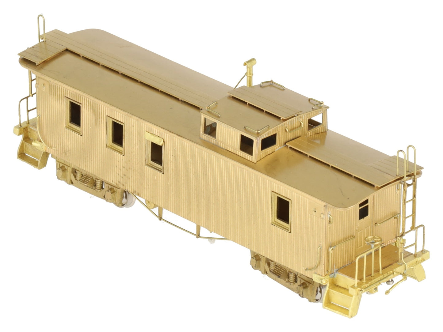 New England Rail HO Scale Brass Boston & Maine Wood Caboose #104000 Series EX/Box