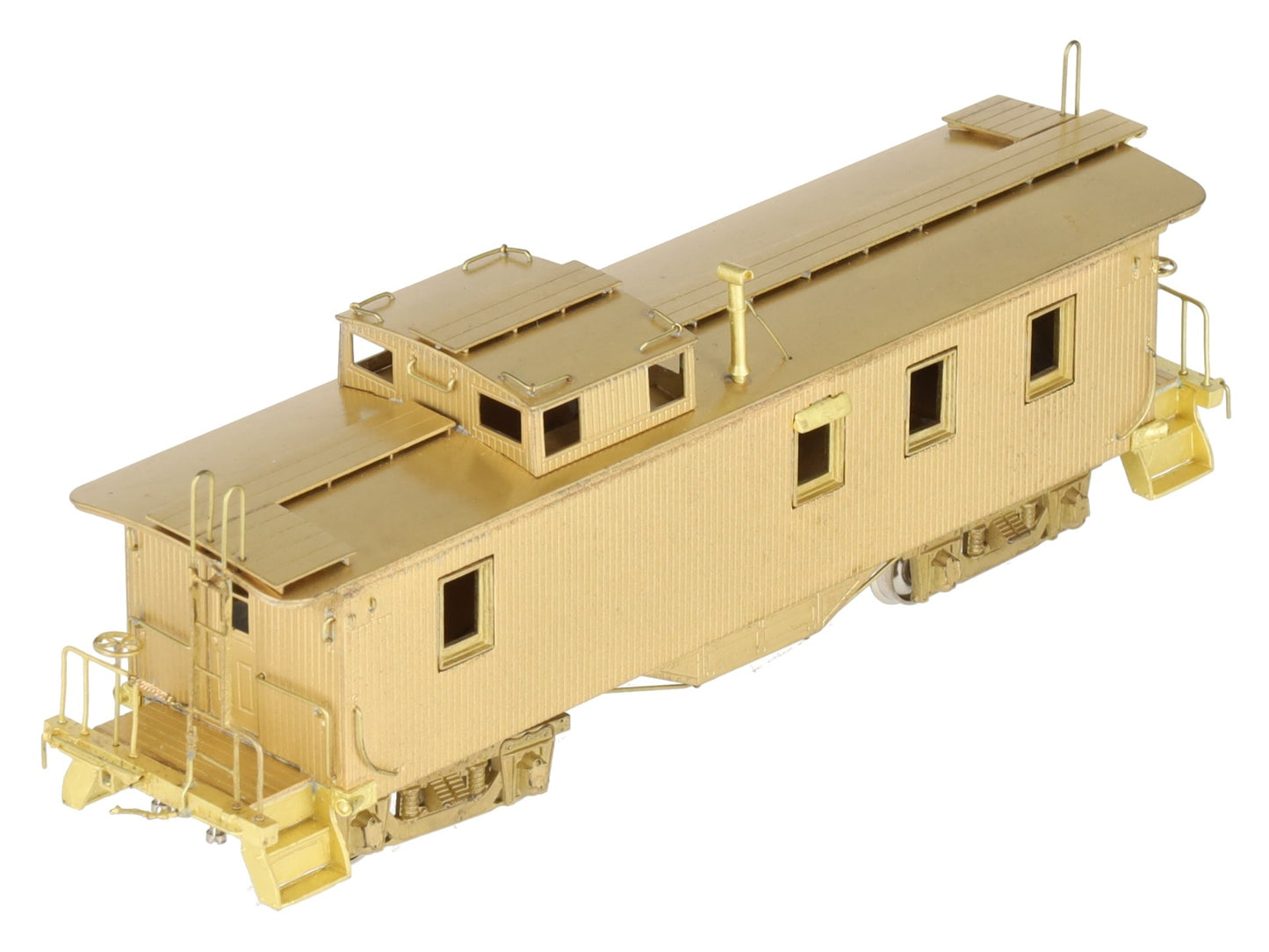 New England Rail HO Scale Brass Boston & Maine Wood Caboose #104000 Series EX/Box