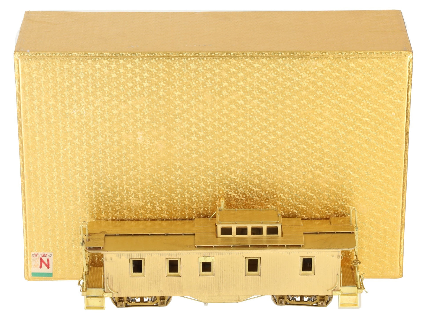 New England Rail Service 104000 HO BRASS B&M Wood Caboose #104000 Series EX/Box