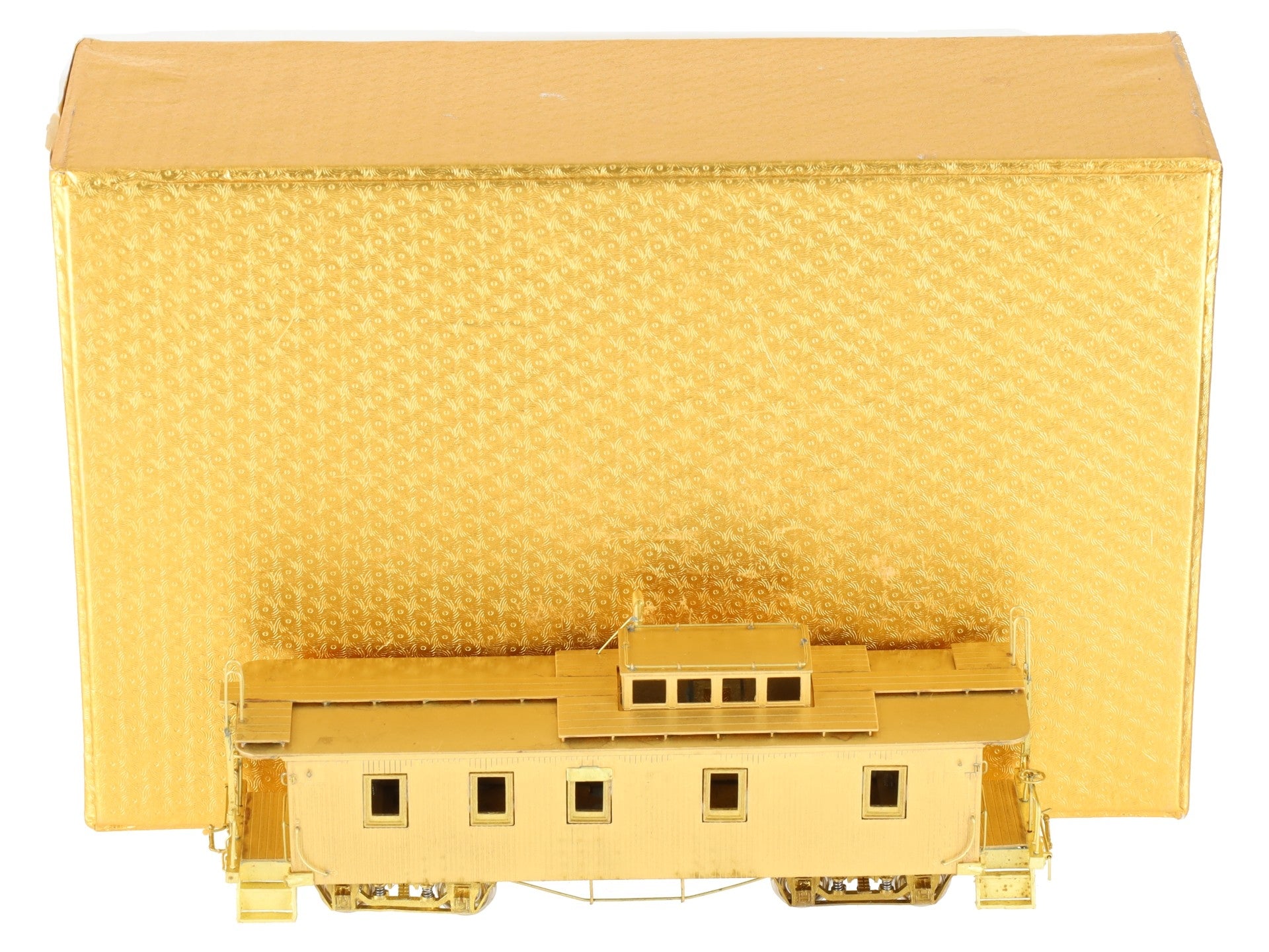 New England Rail Service 104000 HO BRASS B&M Wood Caboose #104000 Series EX/Box