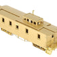 New England Rail Service 104000 HO BRASS B&M Wood Caboose #104000 Series EX/Box