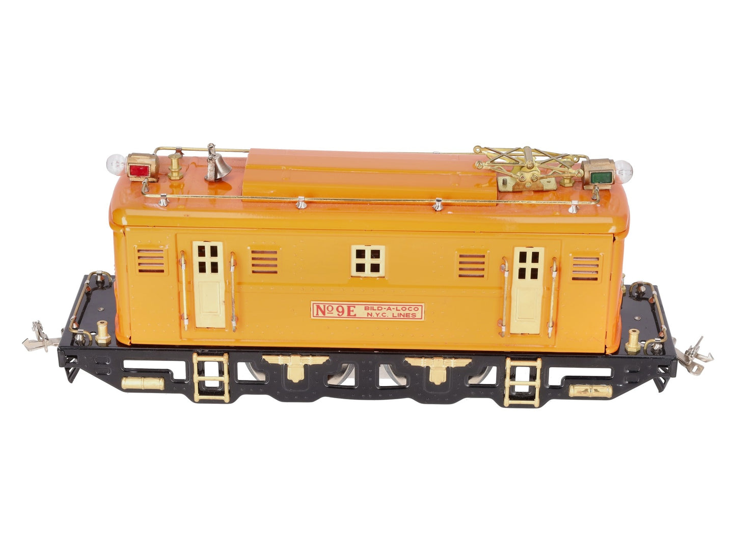 MTH 9E Standard Gauge Orange Electric Engine EX