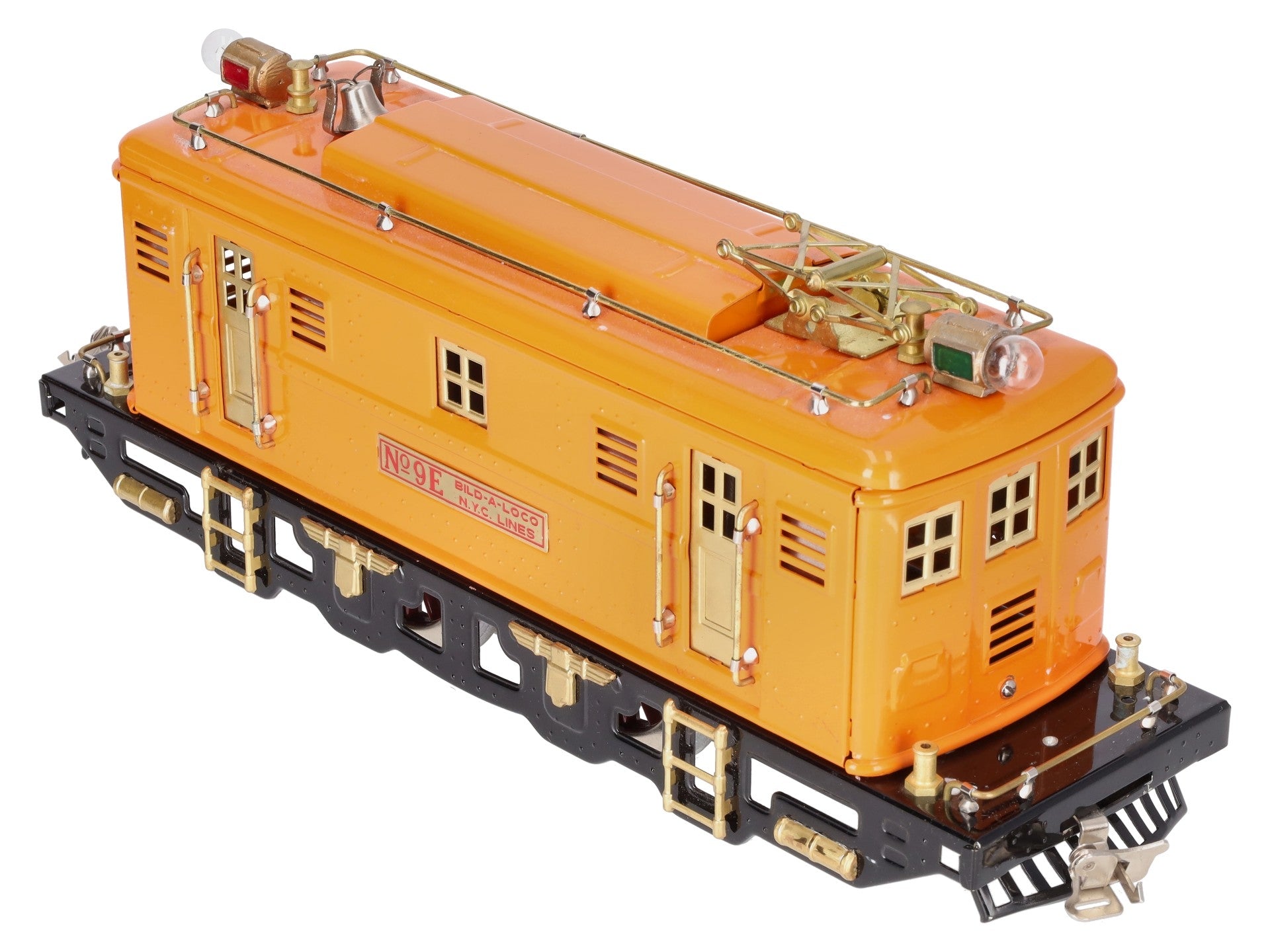 MTH 9E Standard Gauge Orange Electric Engine EX