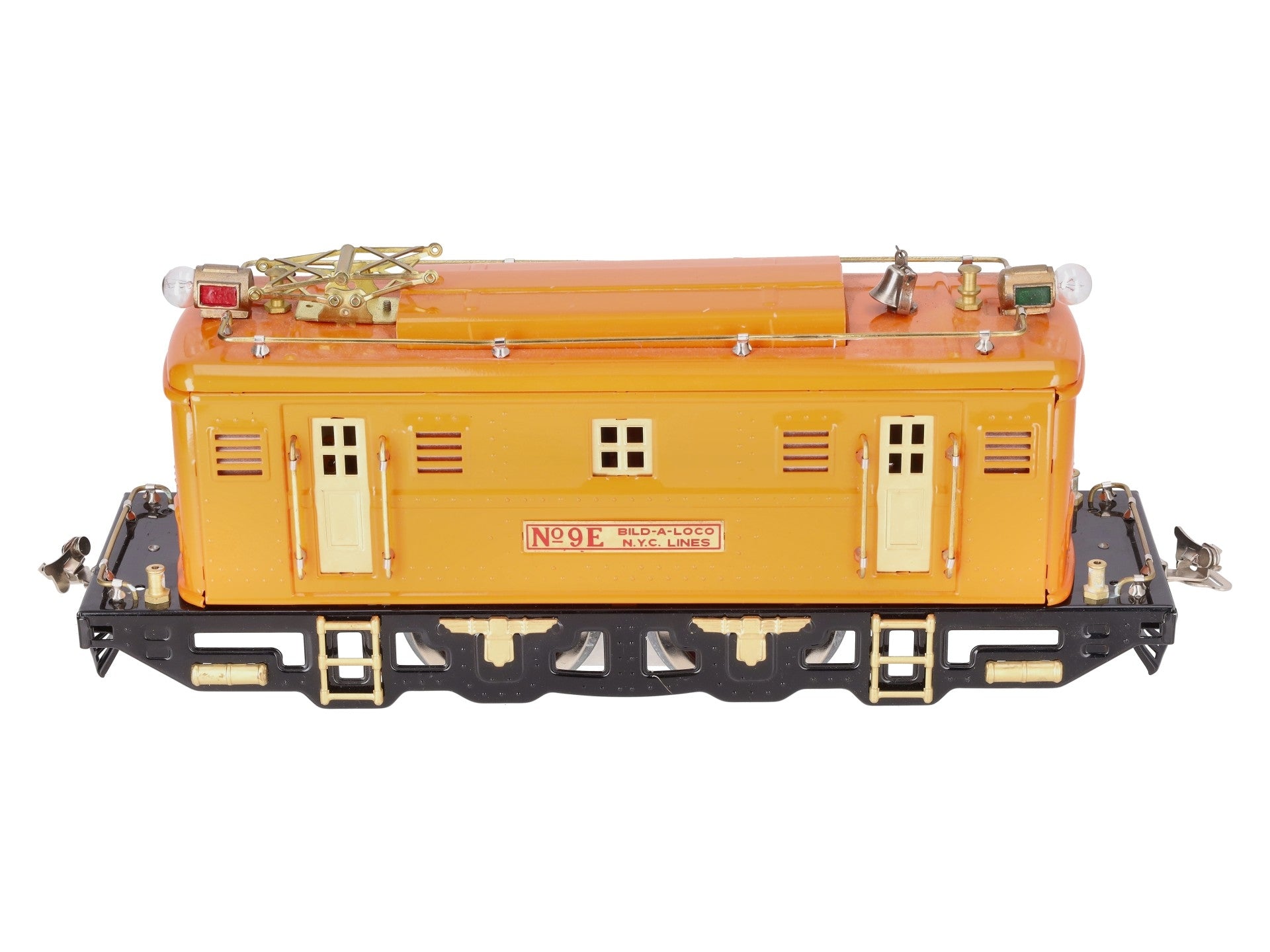 MTH 9E Standard Gauge Orange Electric Engine EX