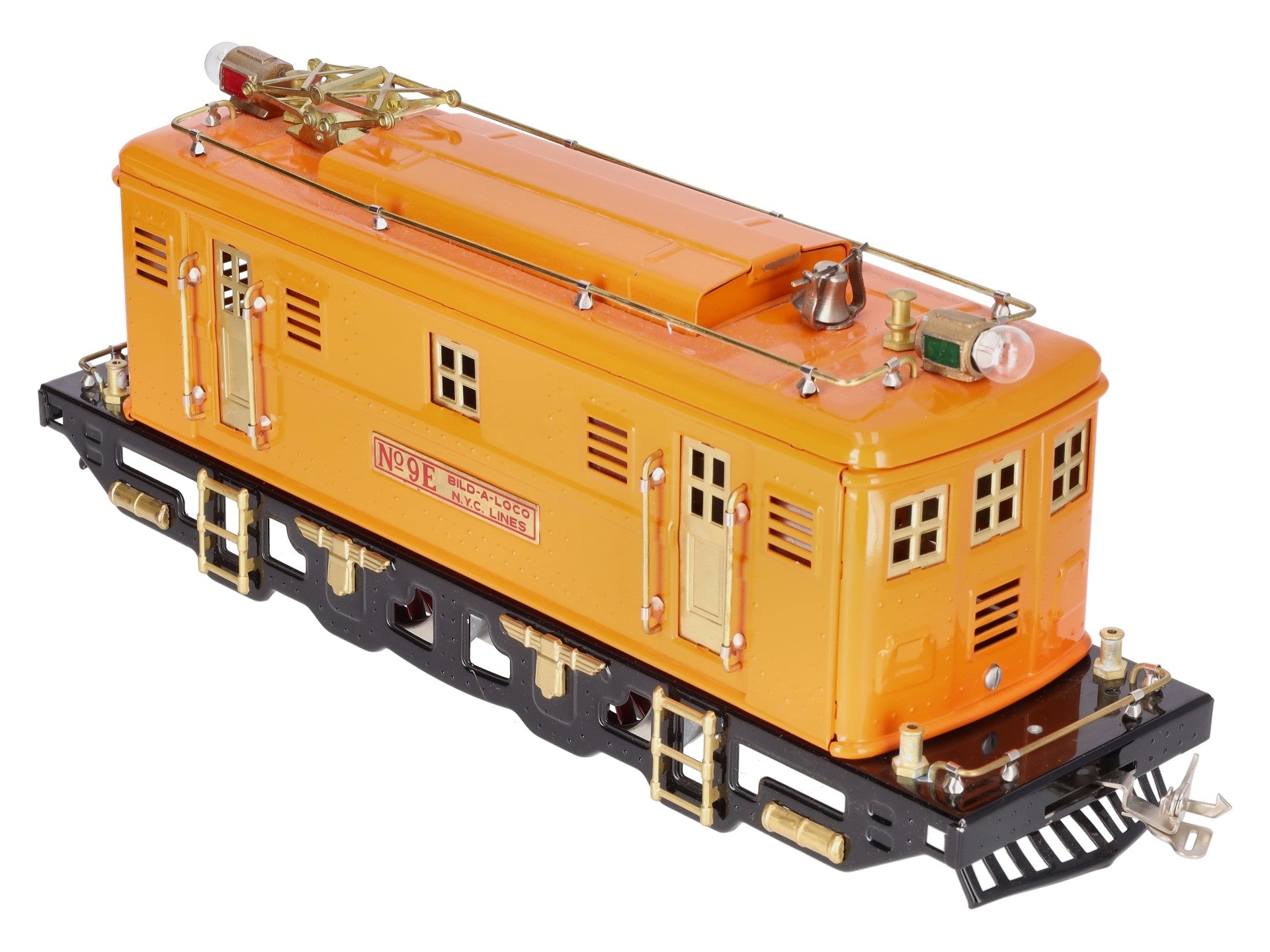 MTH 9E Standard Gauge Orange Electric Engine EX