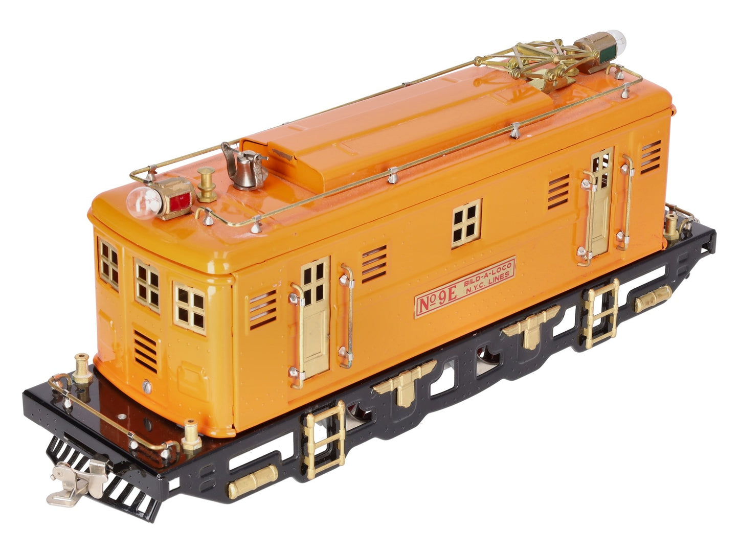 MTH 9E Standard Gauge Orange Electric Engine EX