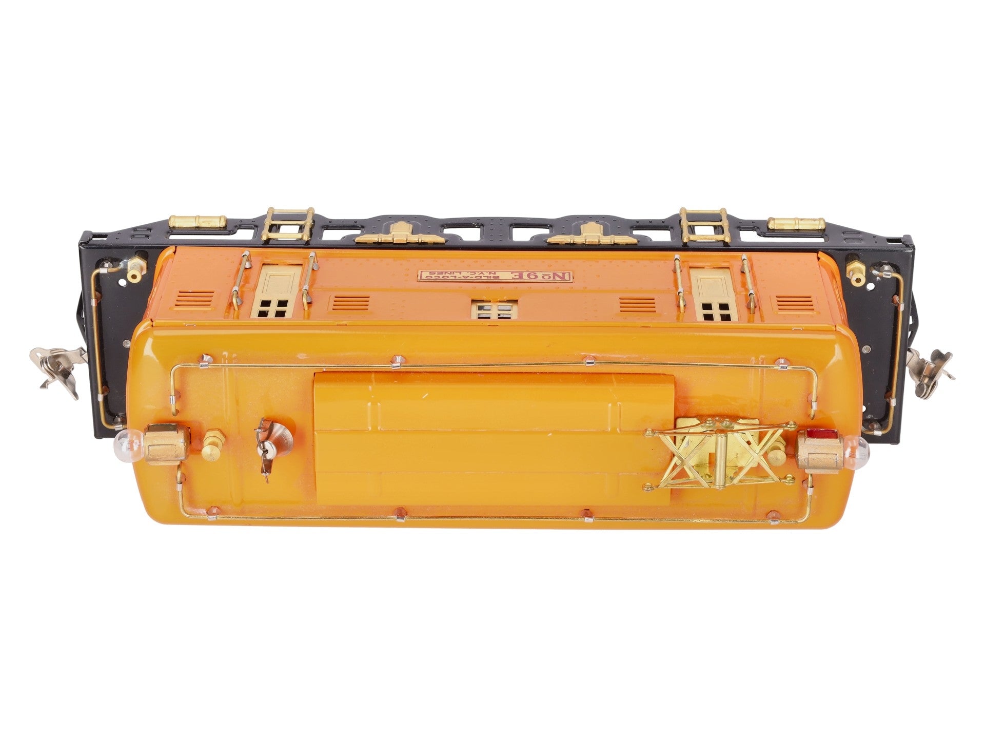 MTH 9E Standard Gauge Orange Electric Engine EX