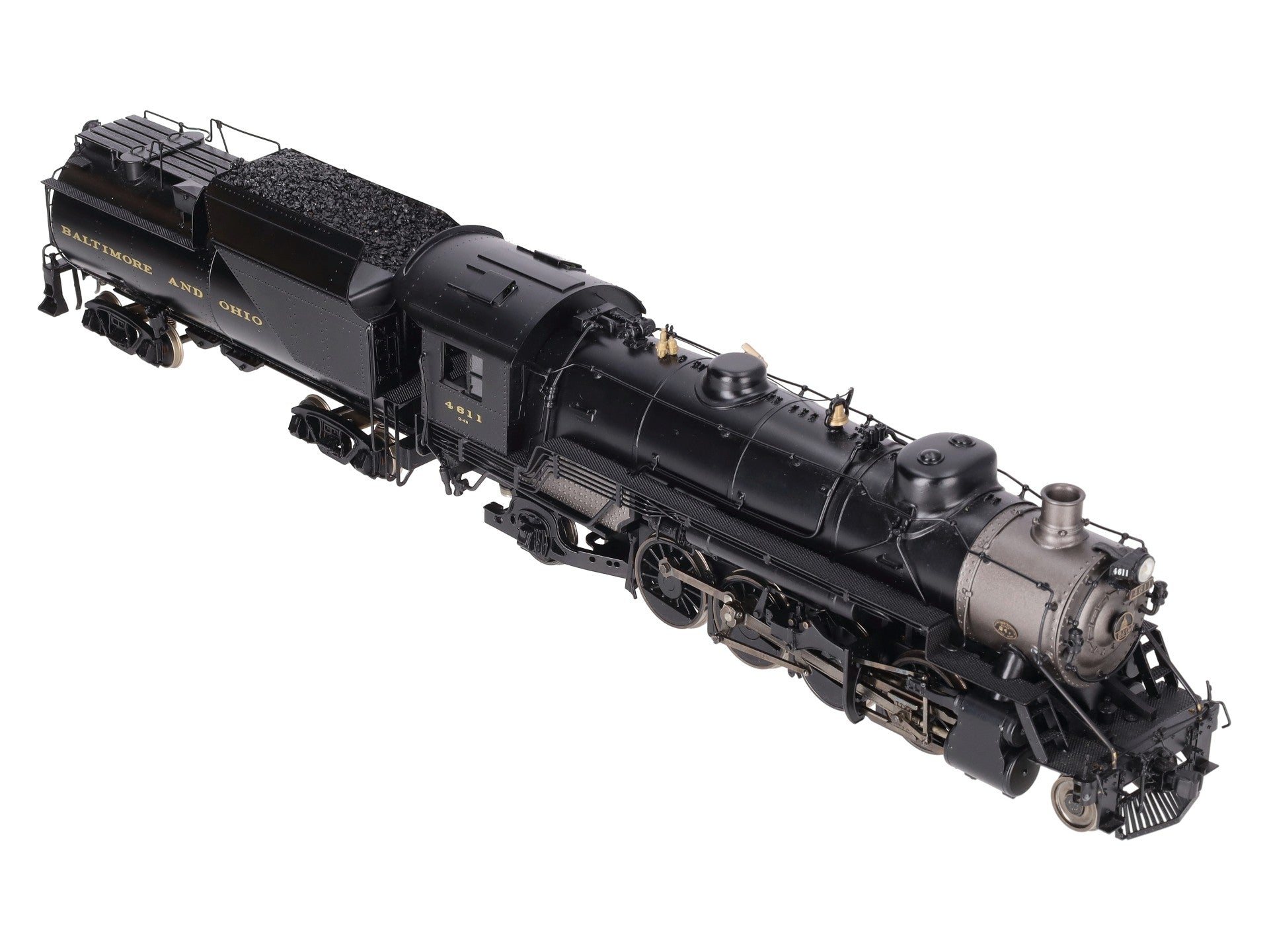 Sunset Models O 2-Rail BRASS B&O Q-4B 2-8-2 Mikado Steam Loco & Tender #4611 EX/Box
