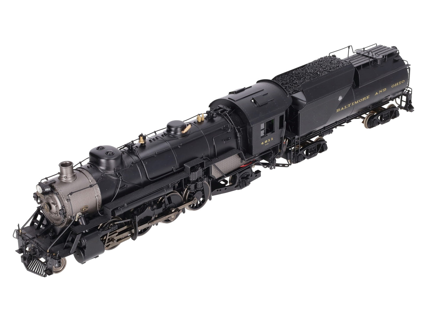 Sunset Models O 2-Rail BRASS B&O Q-4B 2-8-2 Mikado Steam Loco & Tender #4611 EX/Box