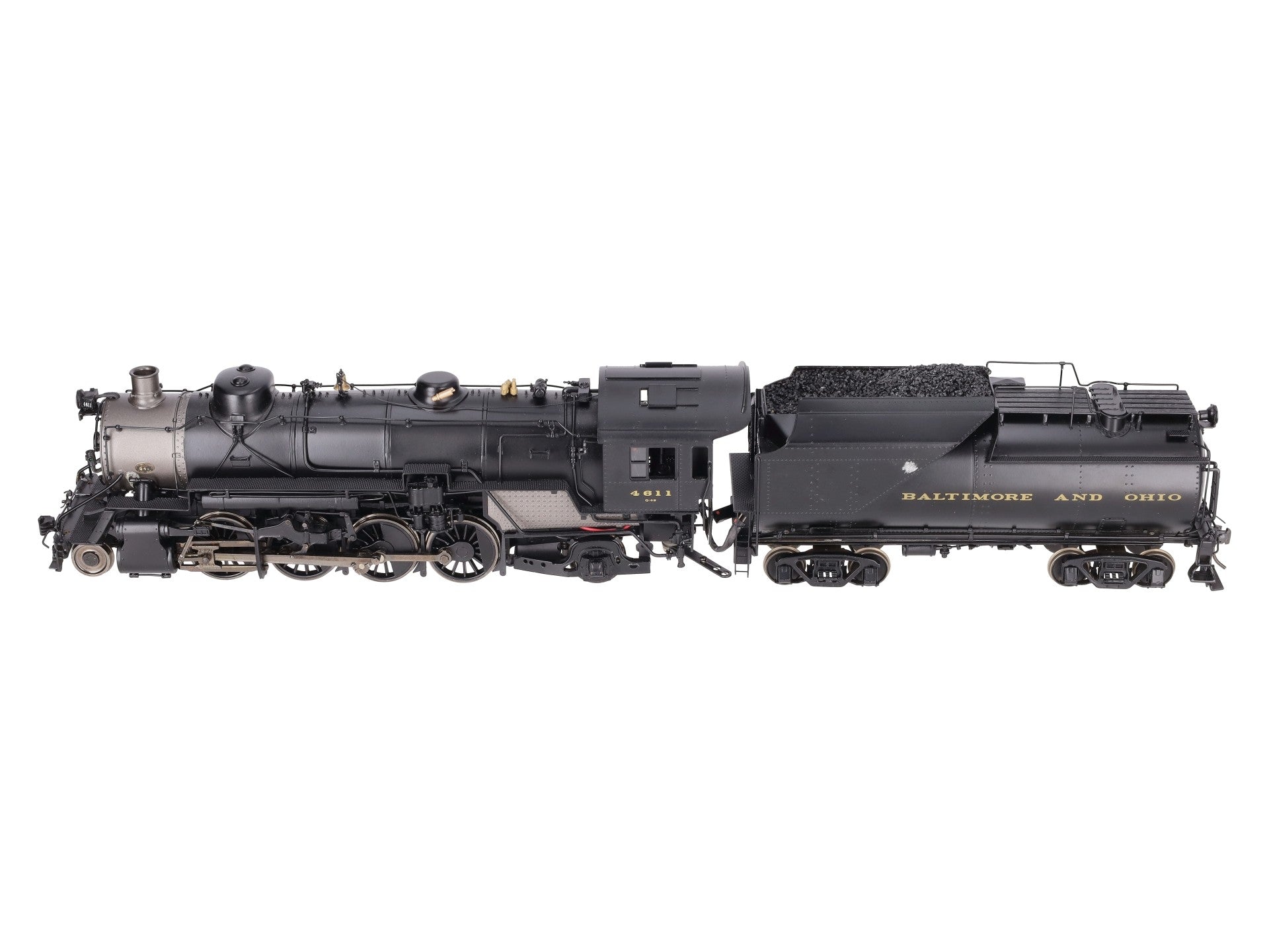 Sunset Models O 2-Rail BRASS B&O Q-4B 2-8-2 Mikado Steam Loco & Tender #4611 EX/Box