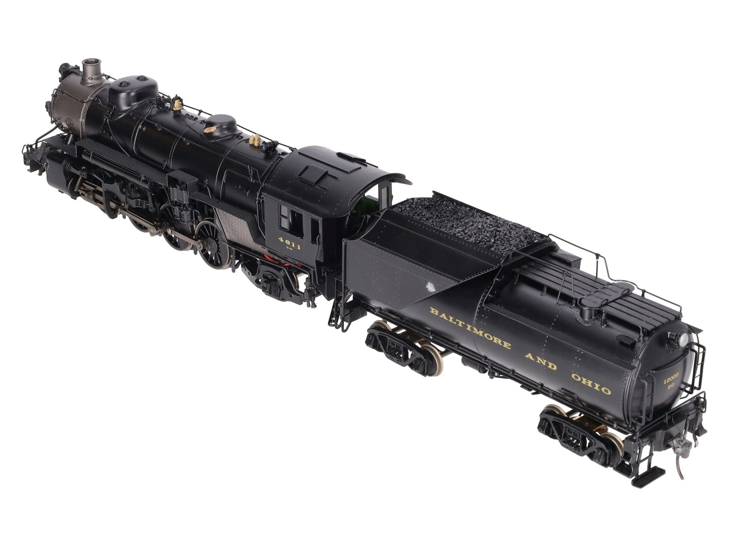 Sunset Models O 2-Rail BRASS B&O Q-4B 2-8-2 Mikado Steam Loco & Tender #4611 EX/Box