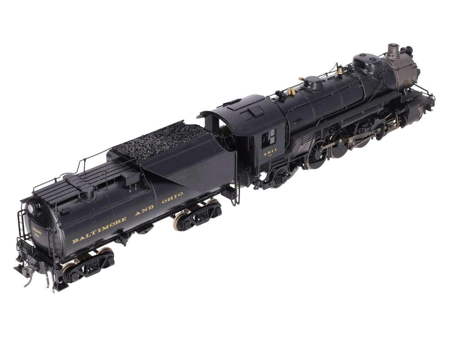 Sunset Models O 2-Rail BRASS B&O Q-4B 2-8-2 Mikado Steam Loco & Tender #4611 EX/Box