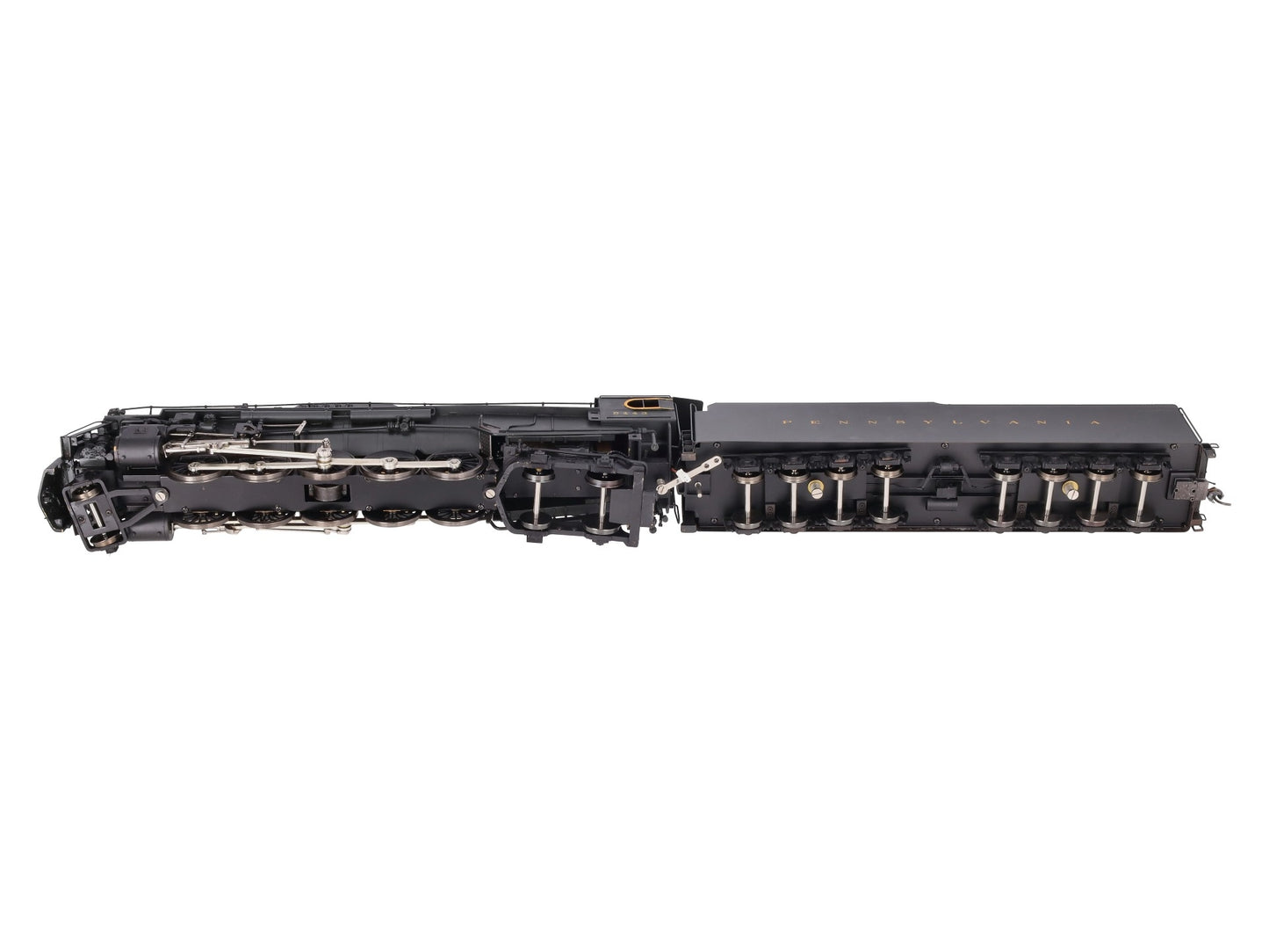 Sunset Models O Brass PRR J1a 2-10-4 Steam Locomotive & Tender #6443 (2-Rail) EX/Box