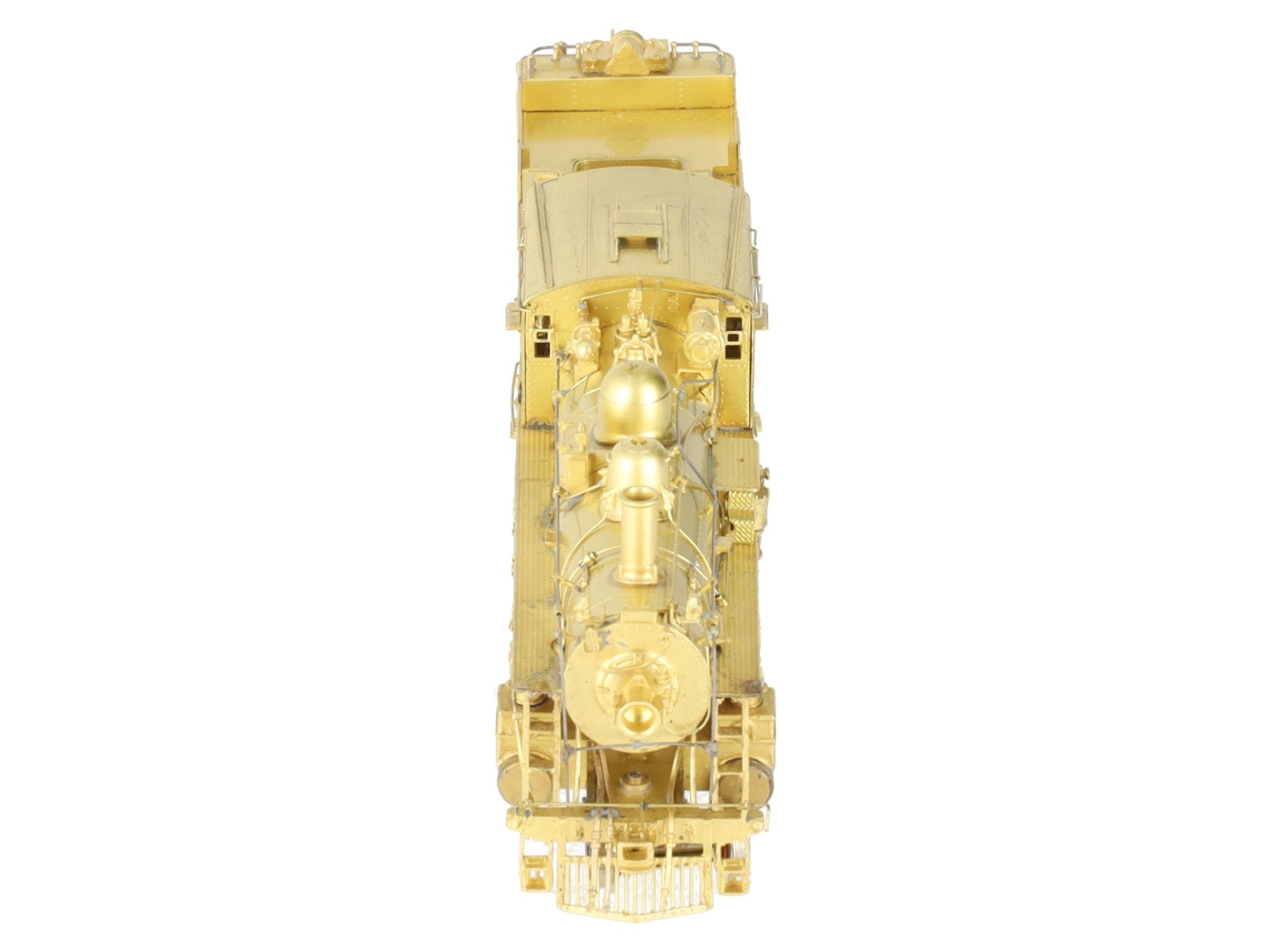 Overland 1514 HO Brass B&M B-15 2-6-0 W/ road Pilot Locomotive & Tender EX/Box
