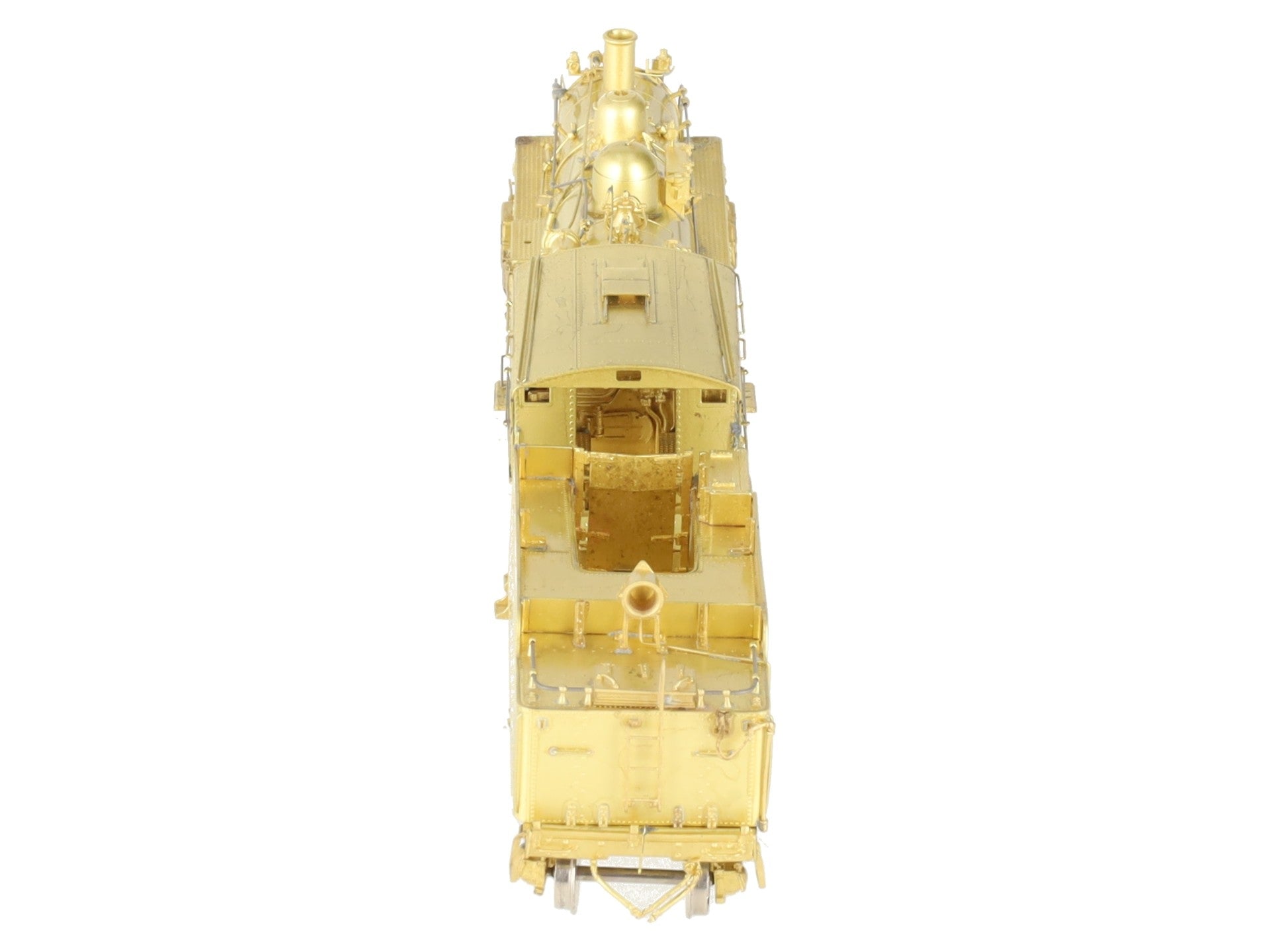 Overland 1514 HO Brass B&M B-15 2-6-0 W/ road Pilot Locomotive & Tender EX/Box