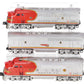 Lionel 2343 Vintage O Santa Fe F3 ABA Diesel Locomotive Set VG