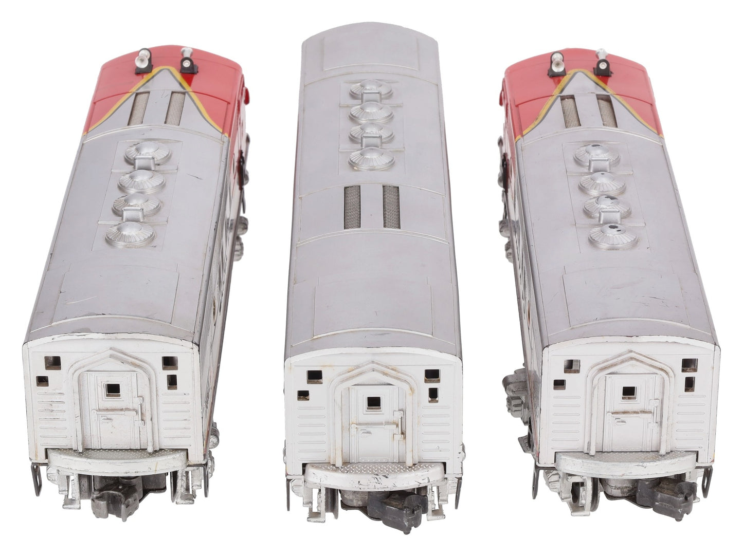 Lionel 2343 Vintage O Santa Fe F3 ABA Diesel Locomotive Set VG