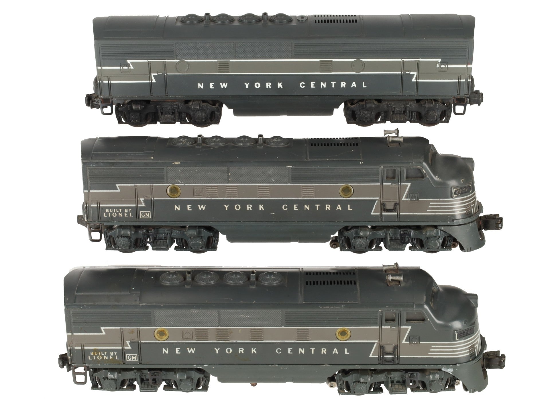 Lionel 2354 Vintage O New York Central F-3 ABA Diesel Locomotives Set VG