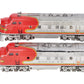 Lionel 2343 Vintage O Santa Fe F3 AB Diesel Locomotive Set VG