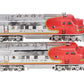 Lionel 2343 Vintage O Santa Fe F3 AB Diesel Locomotive Set VG