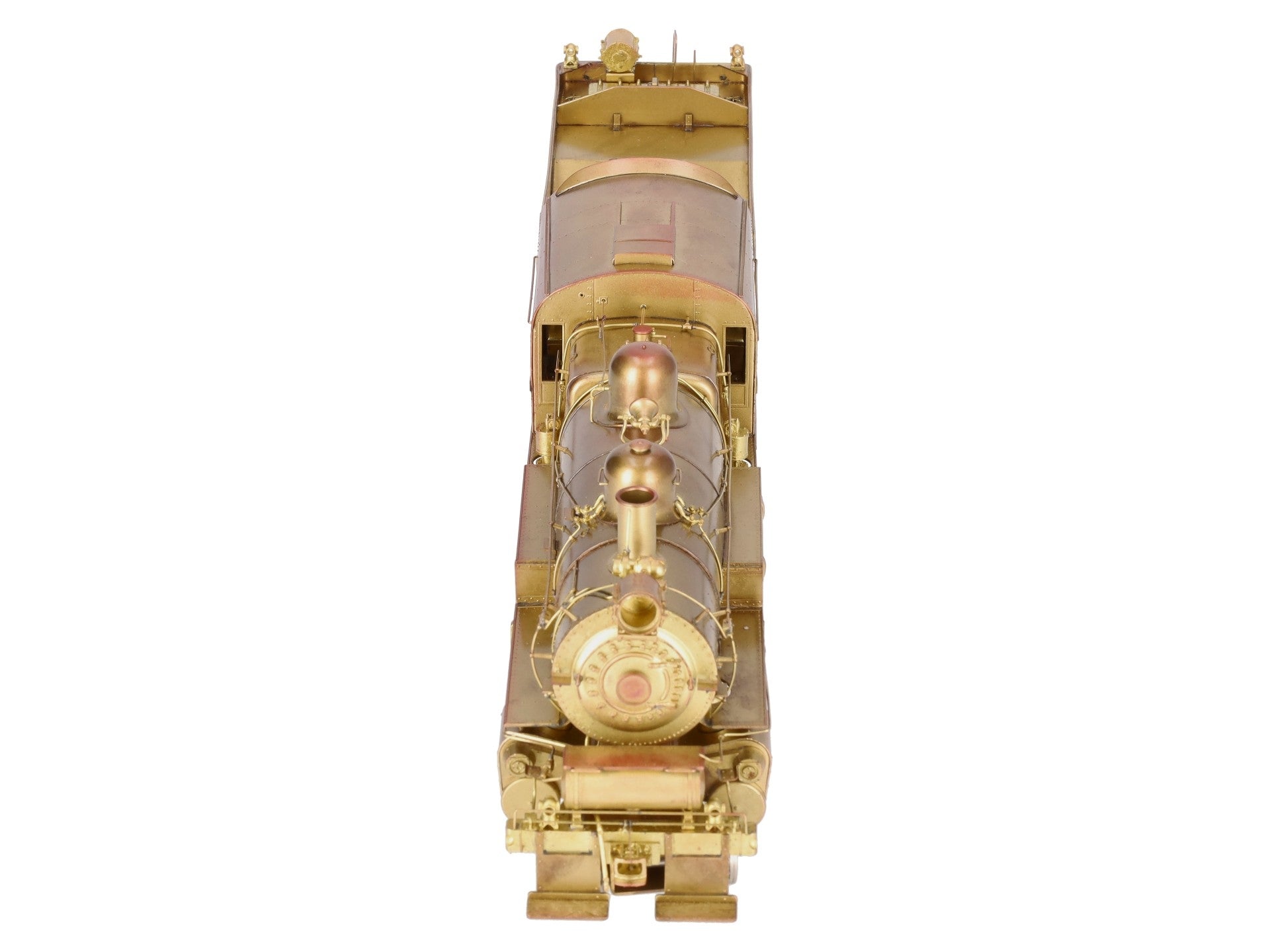 Westside Model O Brass PRR H-6sb 2-8-0 Steam Engine & Tender (2-Rail)- Unpainted EX/Box