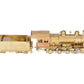 Westside Model O Brass PRR H-6sb 2-8-0 Steam Engine & Tender (2-Rail)- Unpainted EX/Box