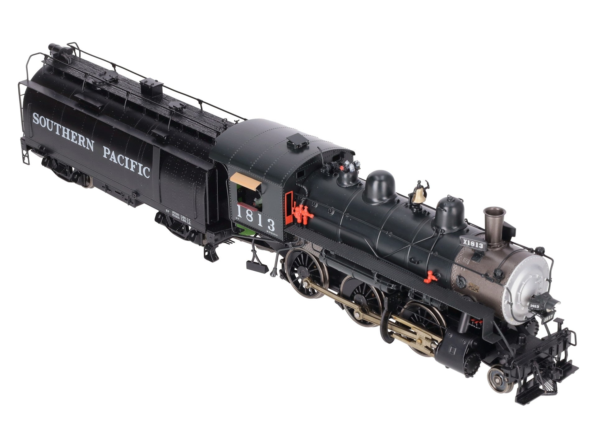Sunset Models O Brass SP Mogul M-9 2-6-0 Steam Loco & Whaleback Tender #1813- 2R LN/Box