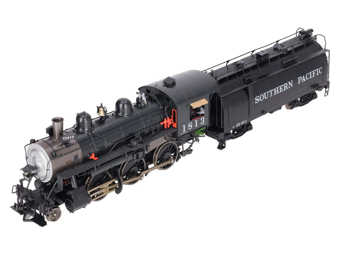 Sunset Models O Brass SP Mogul M-9 2-6-0 Steam Loco & Whaleback Tender #1813- 2R LN/Box