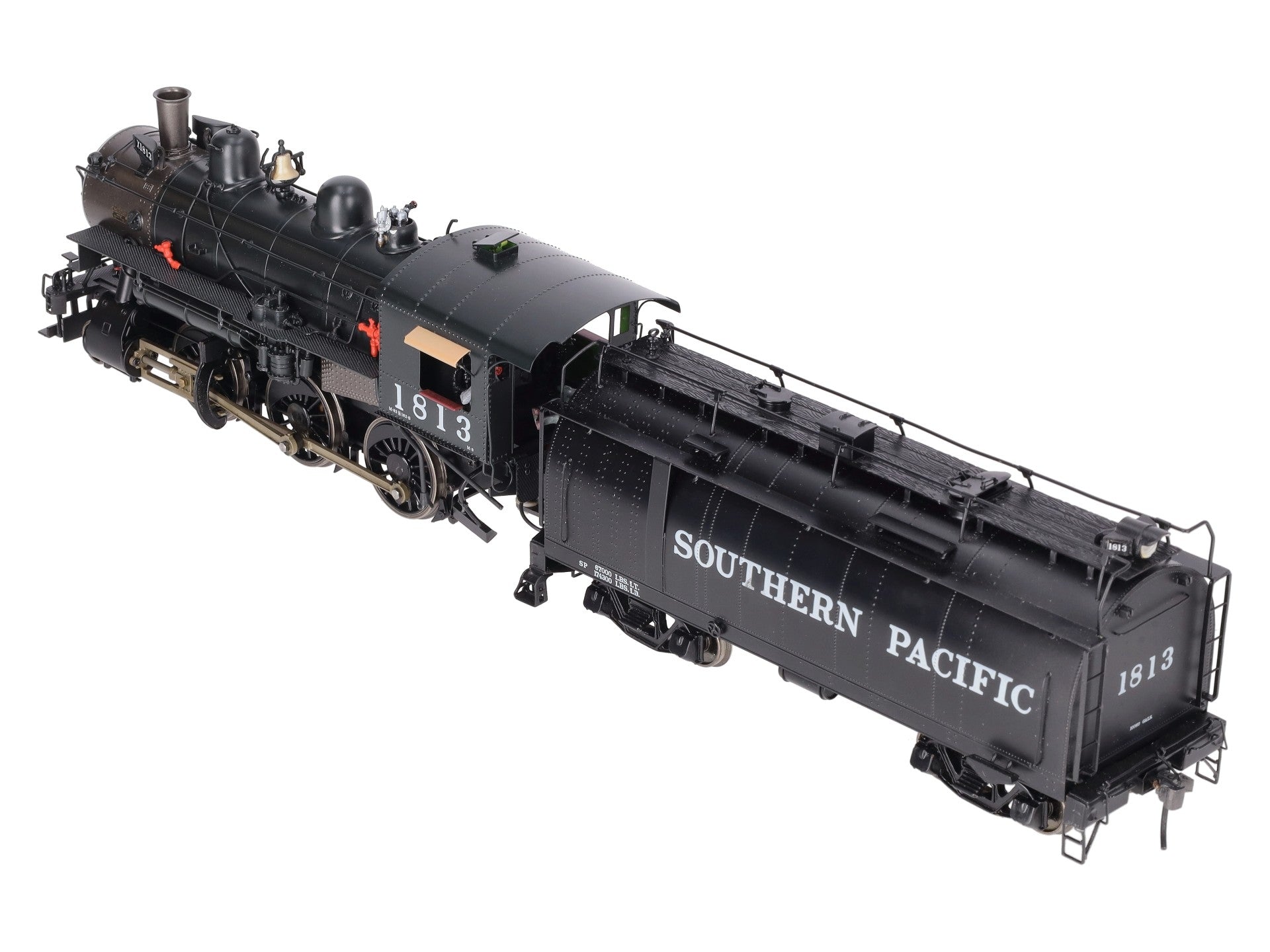 Sunset Models O Brass SP Mogul M-9 2-6-0 Steam Loco & Whaleback Tender #1813- 2R LN/Box