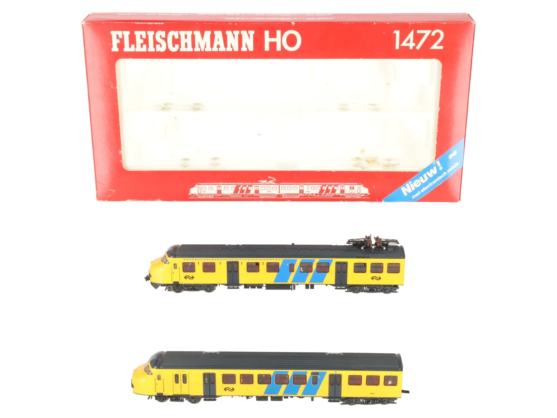 Fleischmann 1472 HO Dutch Railways NS MAT 64' Electric Passenger Locomotive #942 VG/Box