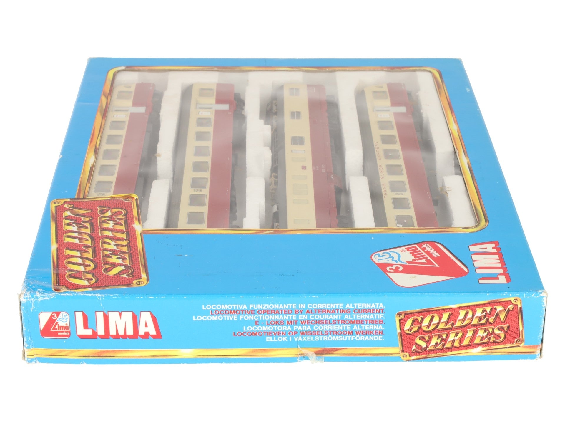 Lima 149812 HO Trans Europ Express Diesel 4-Car Passenger Set VG/Box