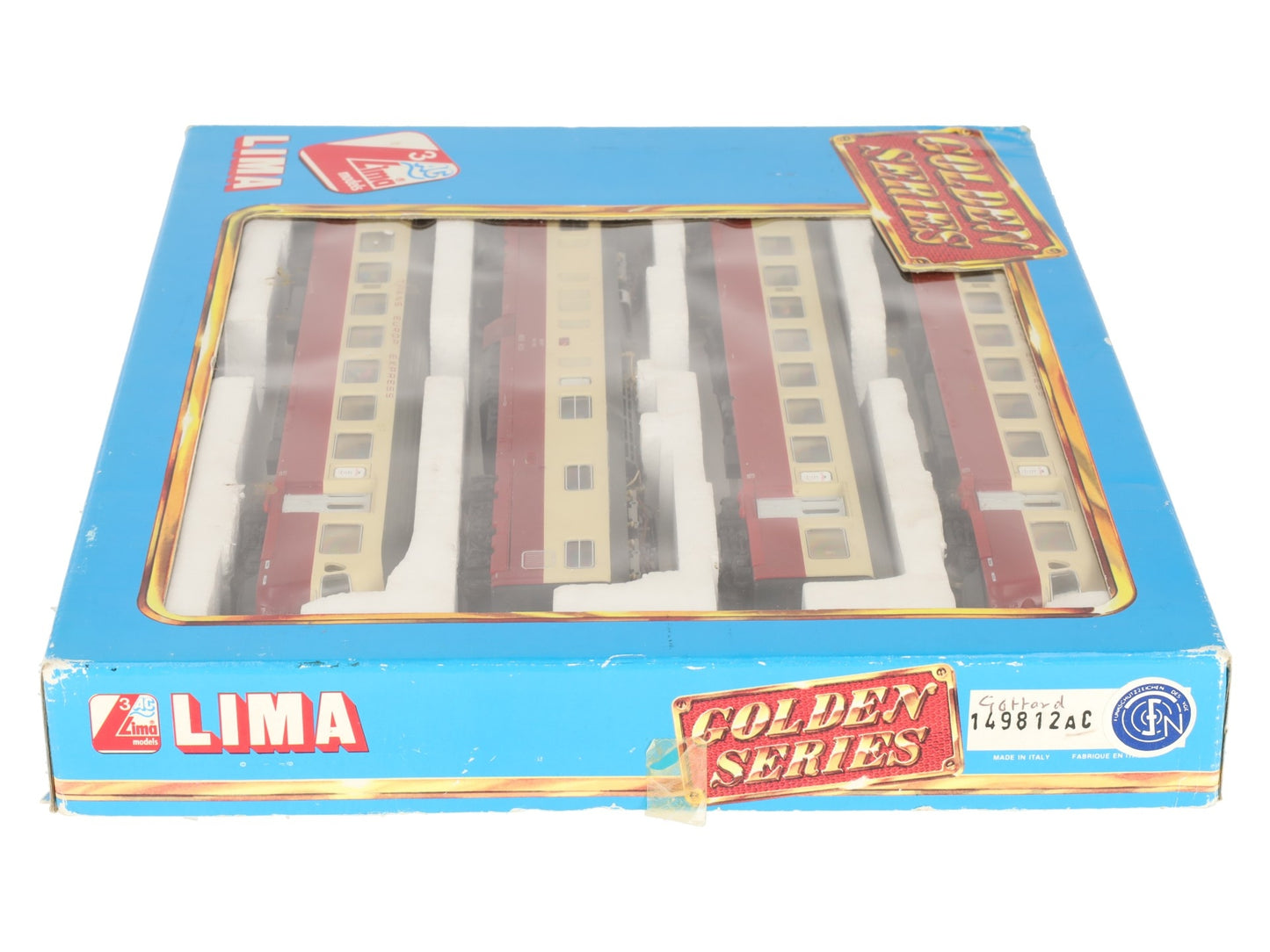 Lima 149812 HO Trans Europ Express Diesel 4-Car Passenger Set VG/Box