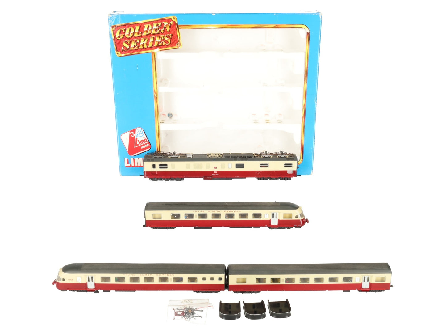 Lima 149812 HO Trans Europ Express Diesel 4-Car Passenger Set VG/Box