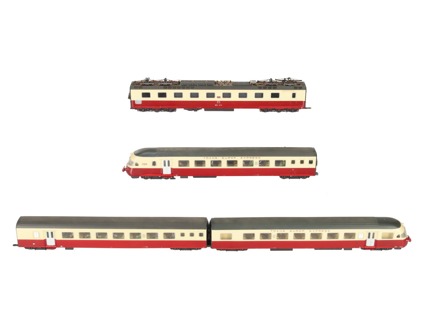 Lima 149812 HO Trans Europ Express Diesel 4-Car Passenger Set VG/Box